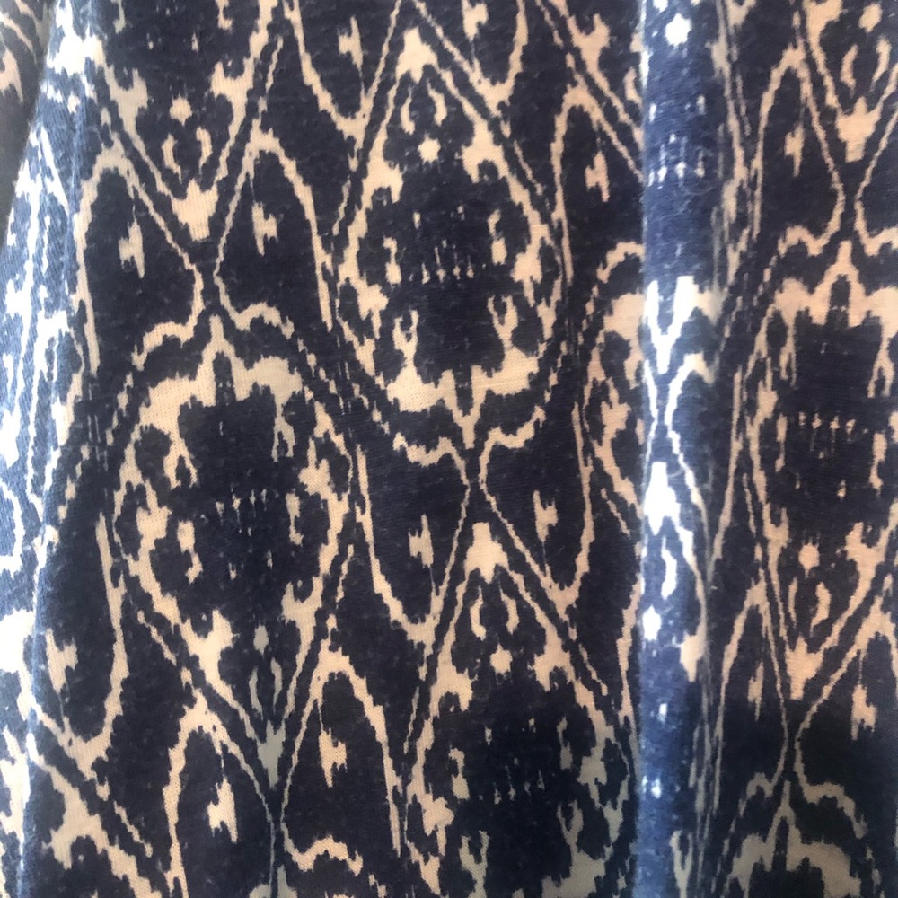 Blue and White LuLaRoe Maxi Skirt